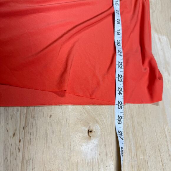 MAGICSUIT NWT Reese Cowl Back Tankini Top & Shirred Bikini Bottom Size 16 Orange - Picture 9 of 16